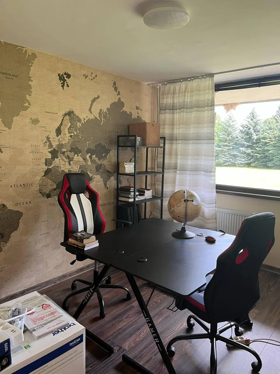 Spaces for work and fitness